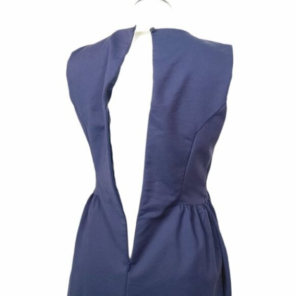 Kate Spade Sheath Blue Keyhole Dress 4 - Picture 4 of 7